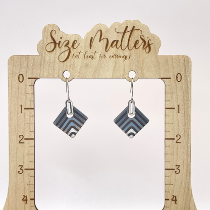 Square Paddle Drop Dangle Earring