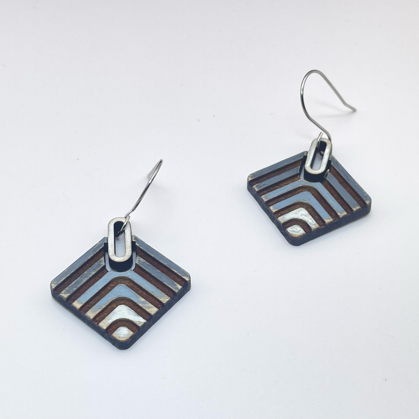 Square Paddle Drop Dangle Earring