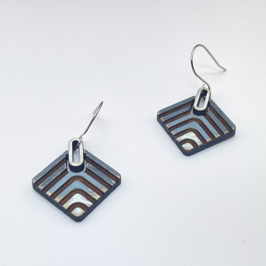 Square Paddle Drop Dangle Earring