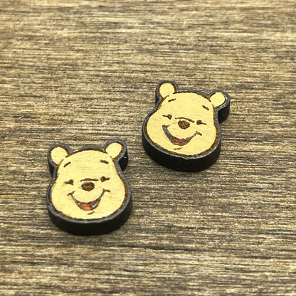 Winnie The Pooh Stud Earrings