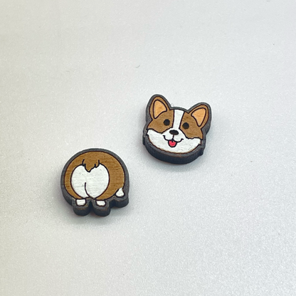 Corgi Stud Earrings