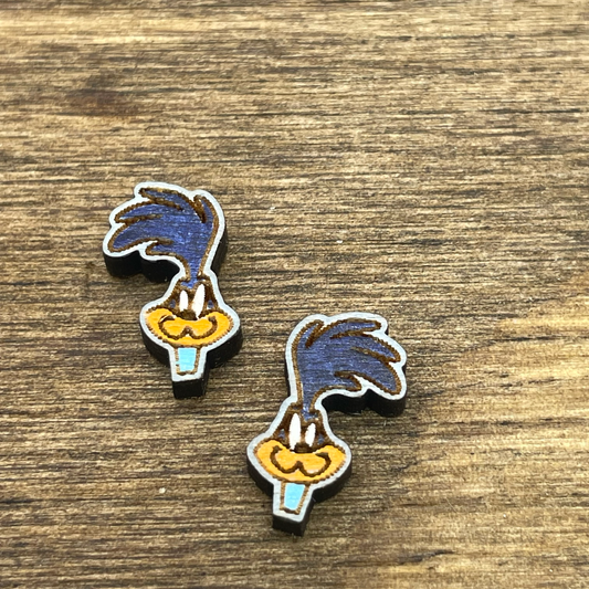 Road Runner Stud Earrings