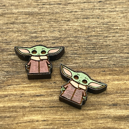 Yoda Stud Earrings