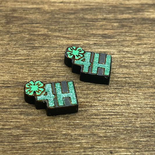 4H Stud Earrings