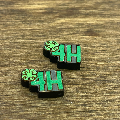 4H Stud Earrings