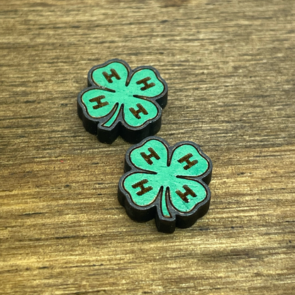 4H Clover Stud Earrings