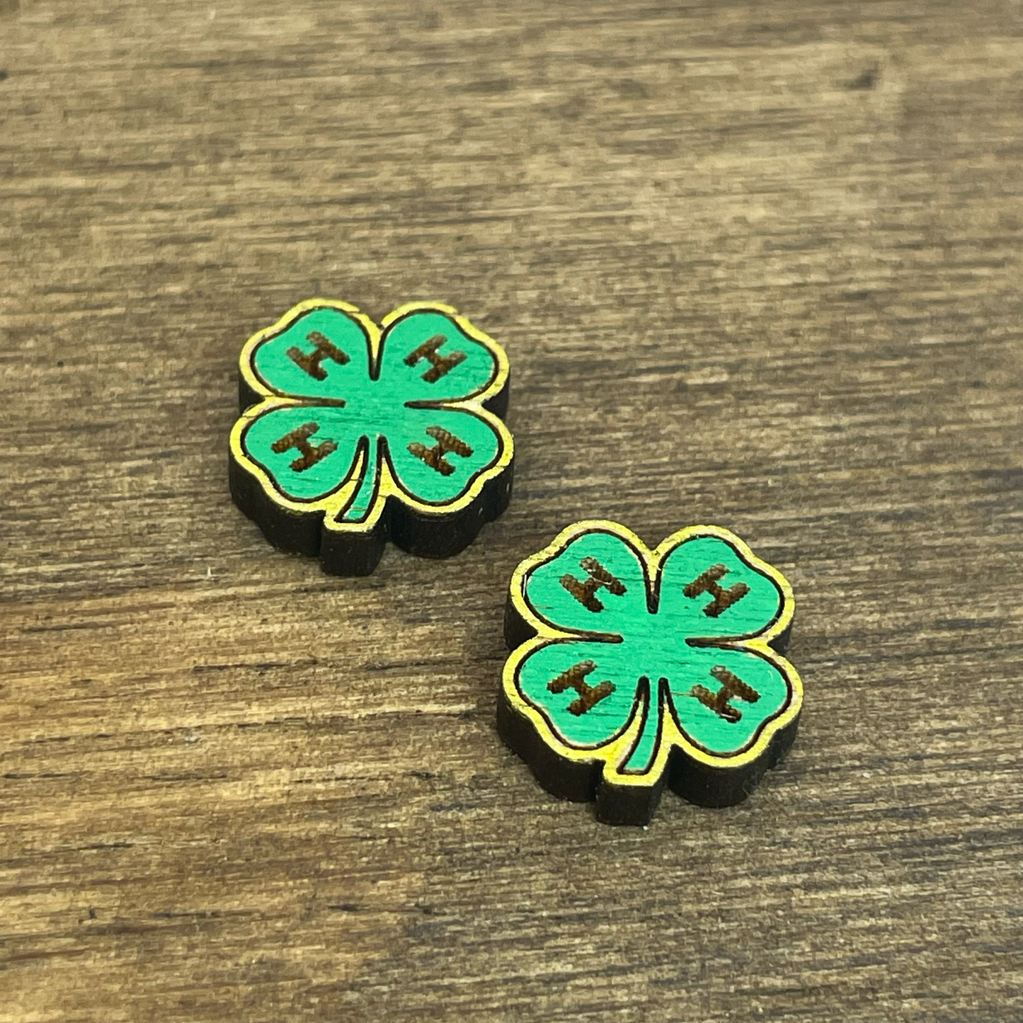 4H Clover Stud Earrings