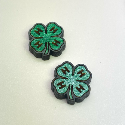 4H Clover Stud Earrings