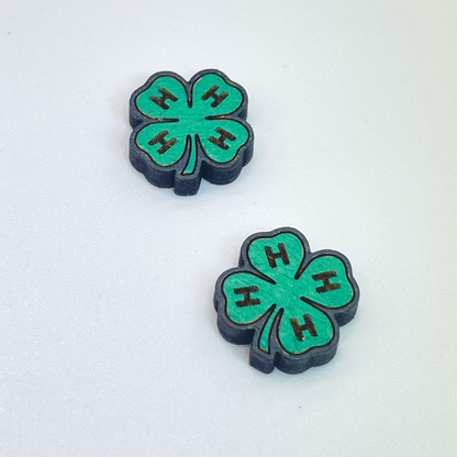 4H Clover Stud Earrings