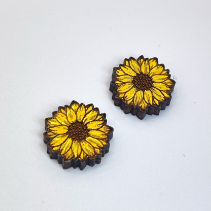 Sunflower Stud Earrings