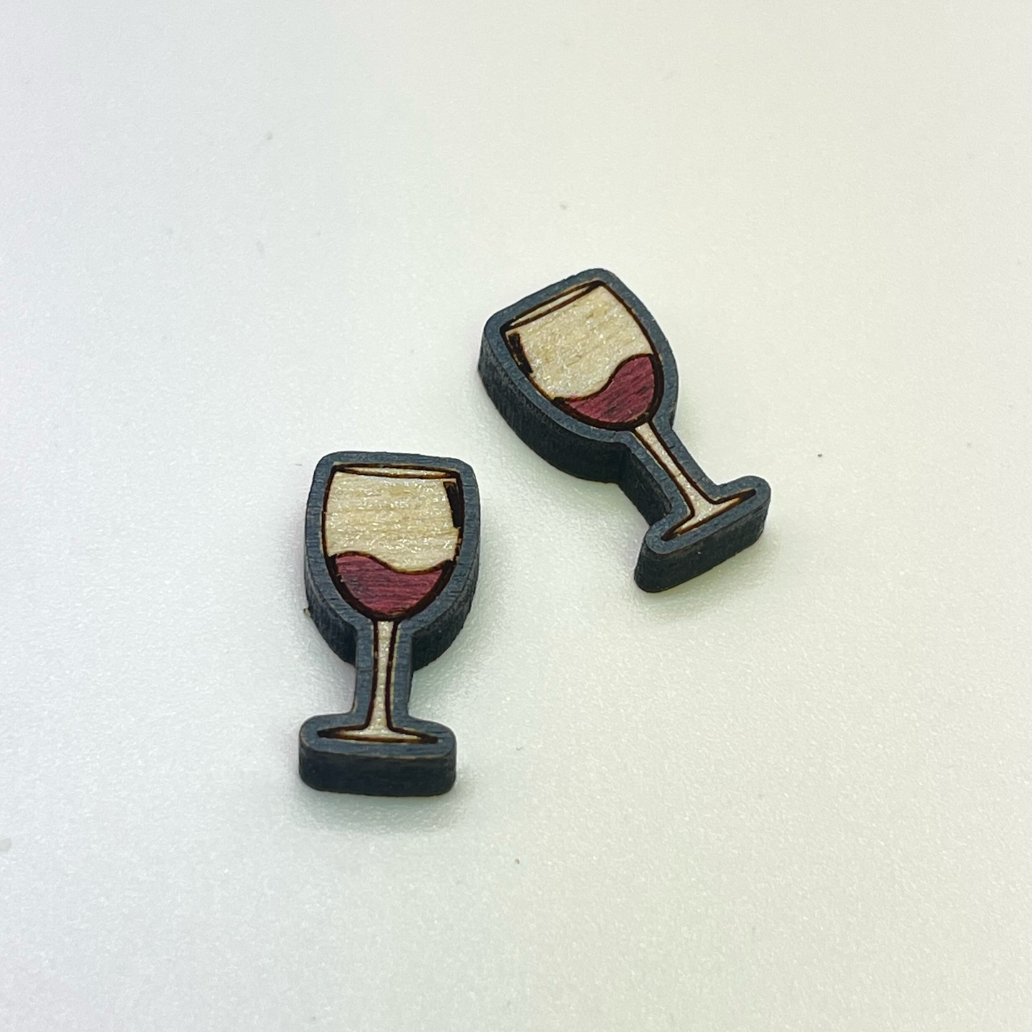 Wine Glass Stud Earrings