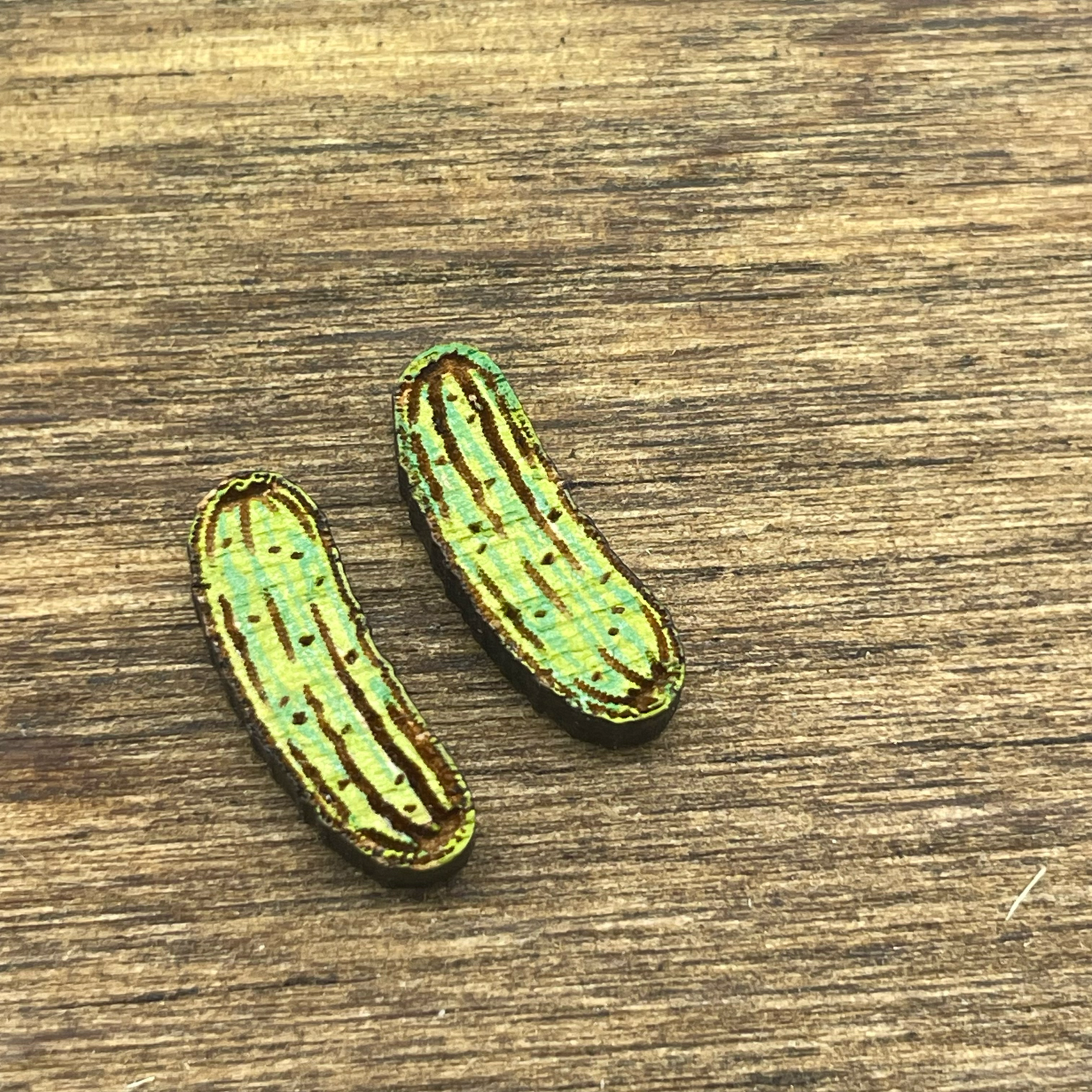 Pickle Stud Earrings