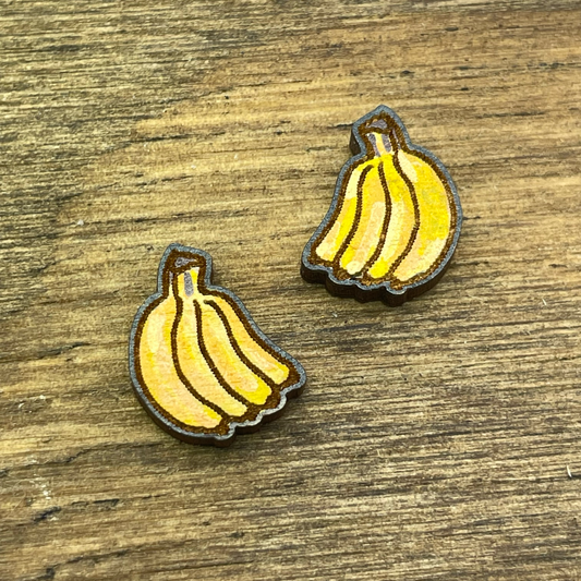 Banana Bunch Stud Earrings