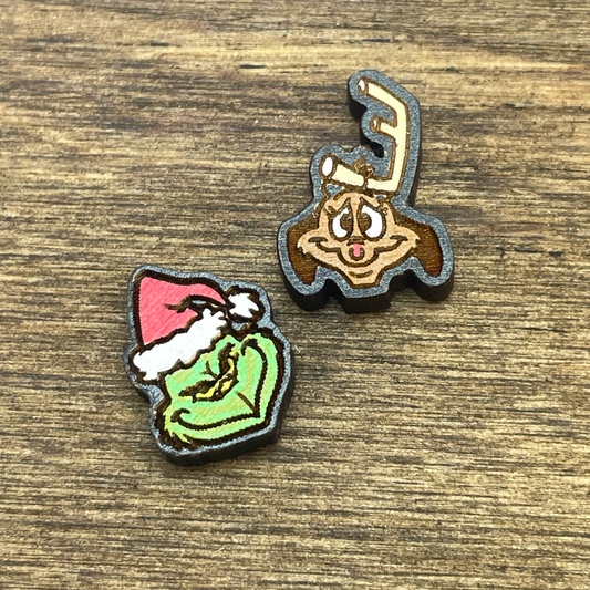 Grinch + Max Stud Earrings