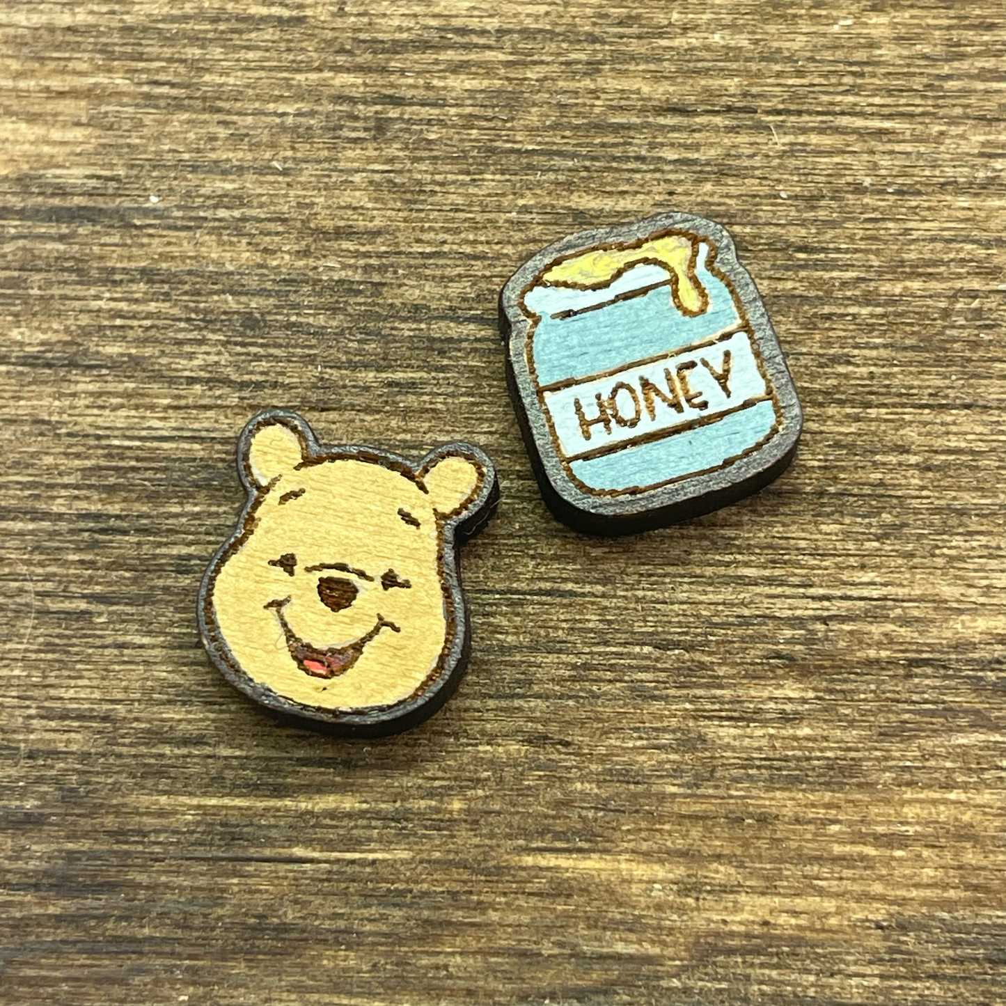 Winnie The Pooh Stud Earrings