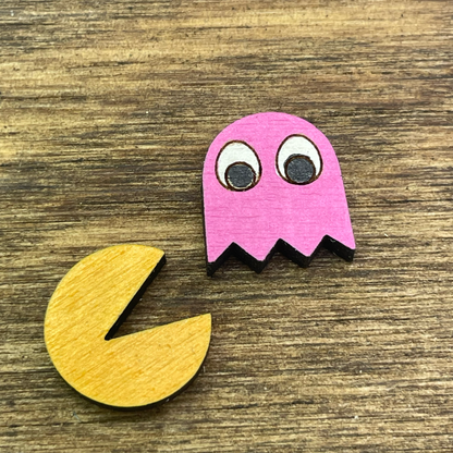 Pac-Man Stud Earrings