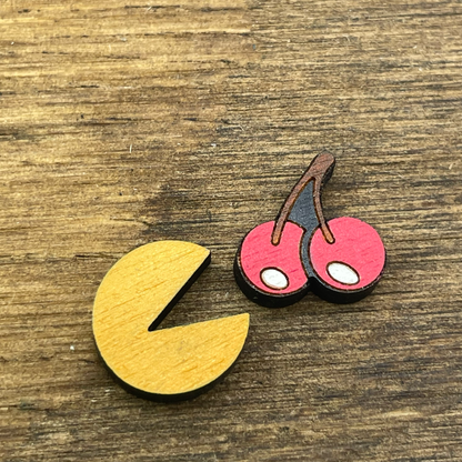 Pac-Man Stud Earrings