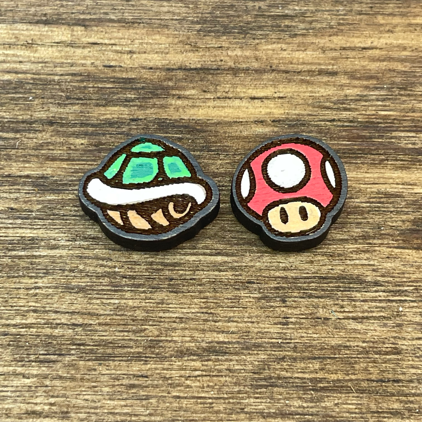 Mario Cart Stud Earrings