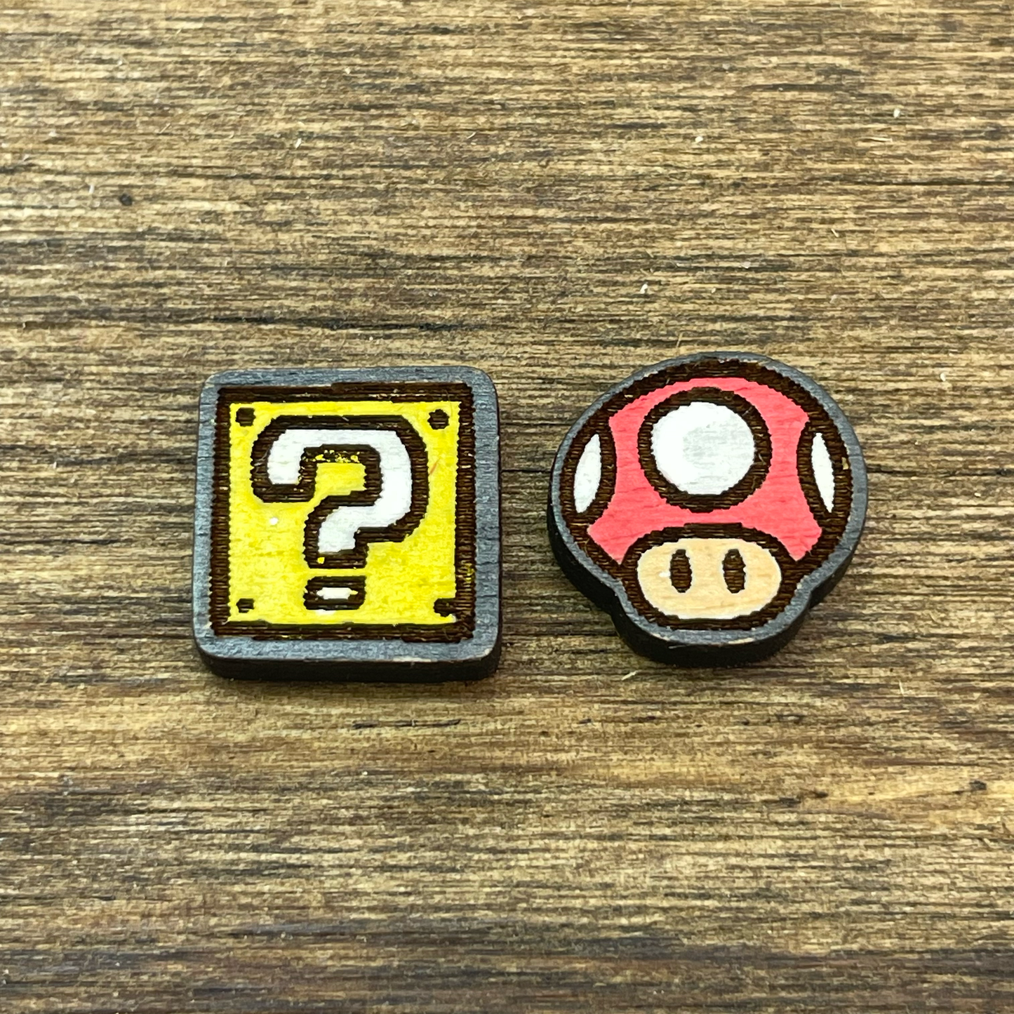 Mario Cart Stud Earrings