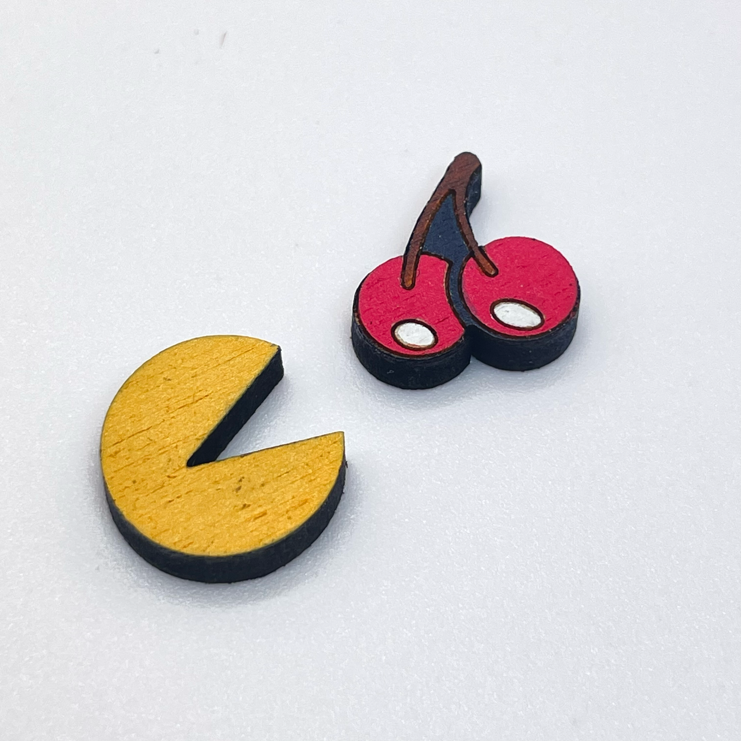 Pac-Man Stud Earrings