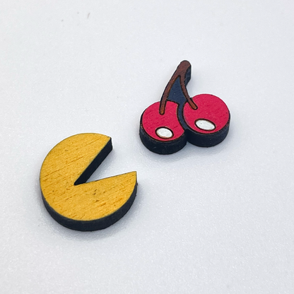 Pac-Man Stud Earrings