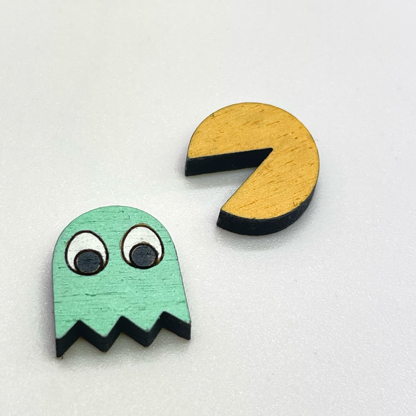 Pac-Man Stud Earrings