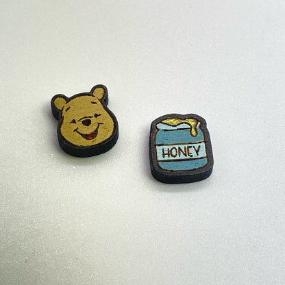 Winnie The Pooh Stud Earrings