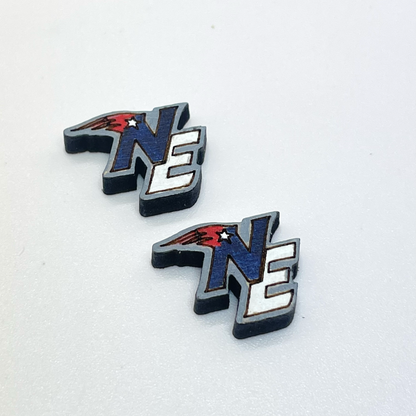 NE Patriots Stud Earrings