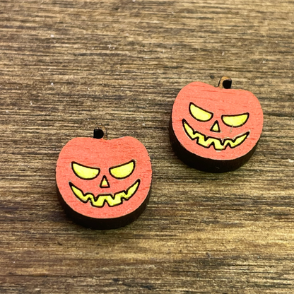 Jack-o-Lantern Stud Earrings