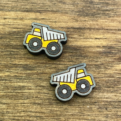 Heavy Equipment Vehicle Stud Earrings