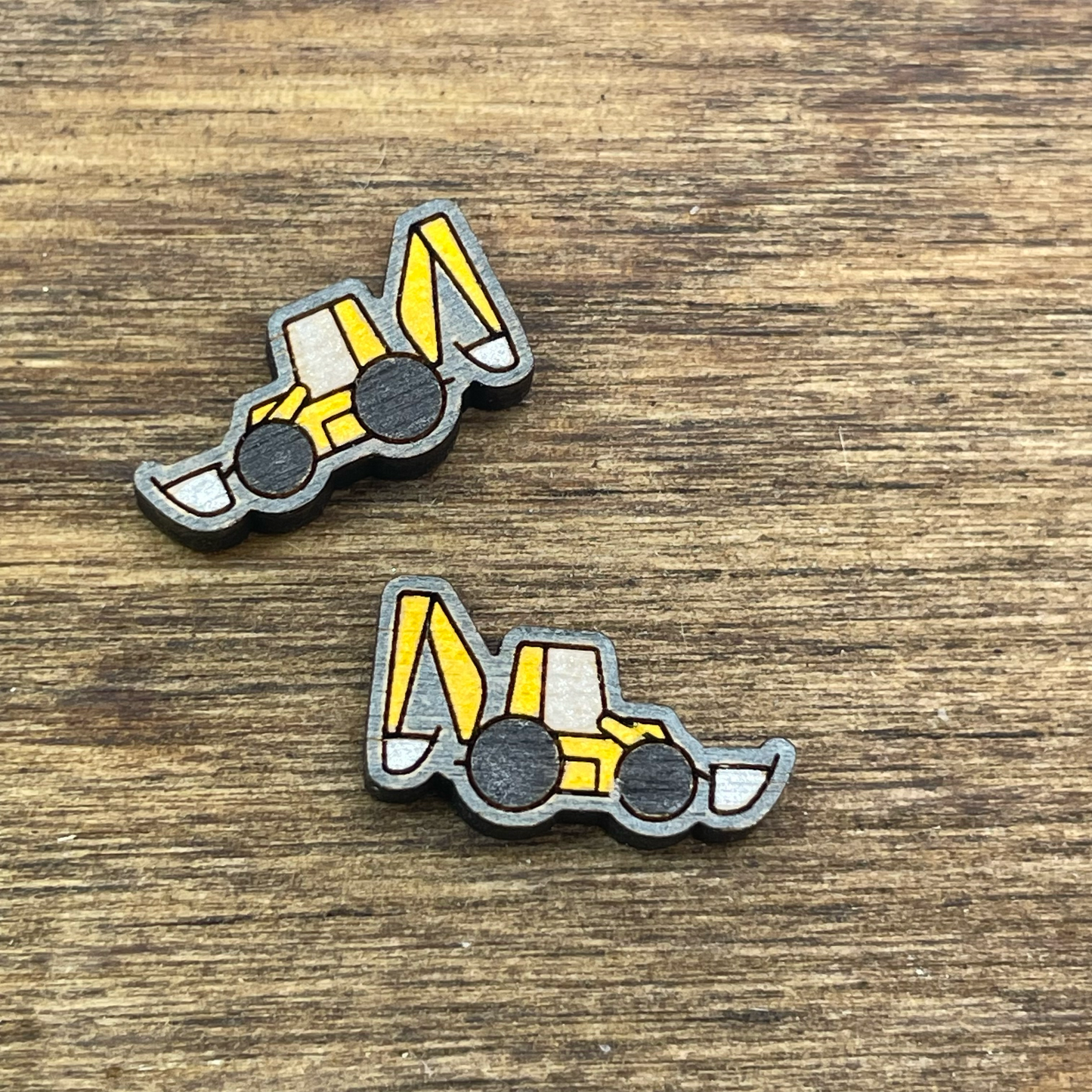 Heavy Equipment Vehicle Stud Earrings