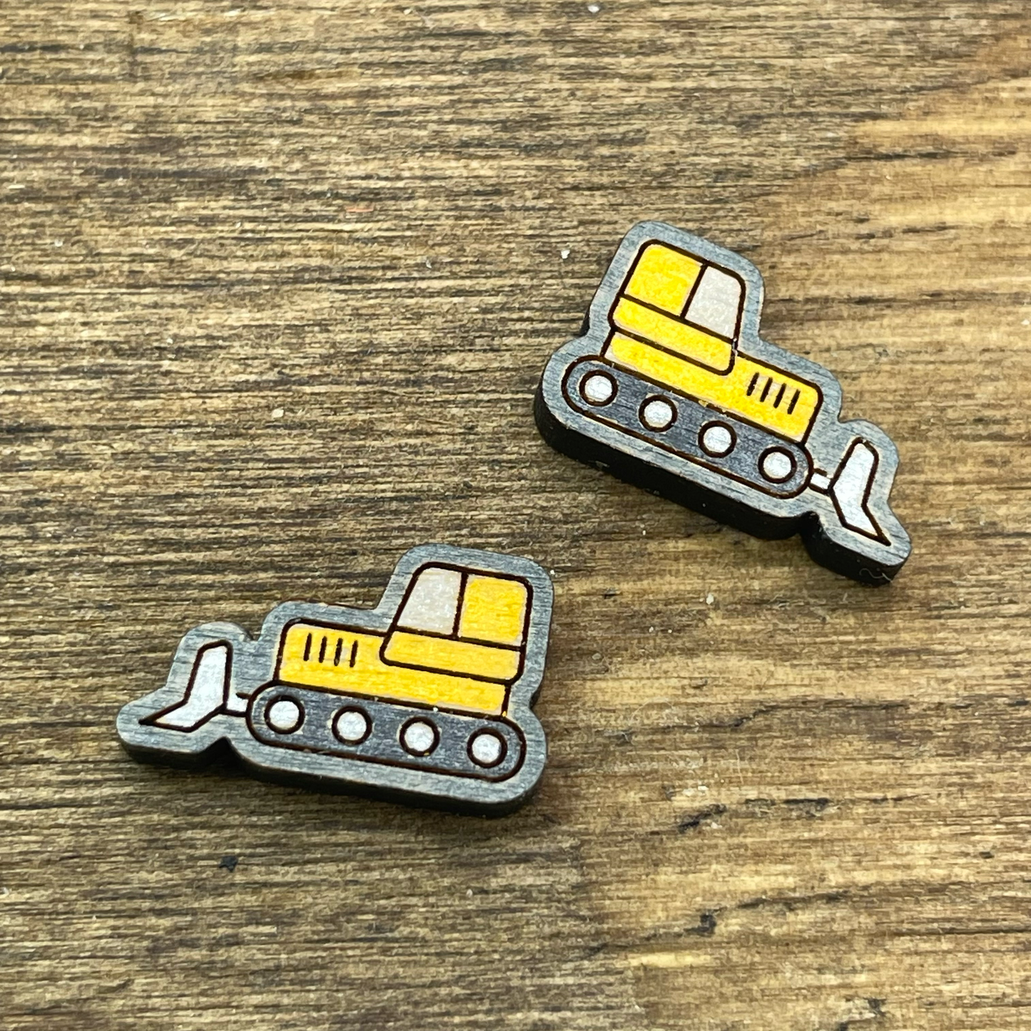 Heavy Equipment Vehicle Stud Earrings