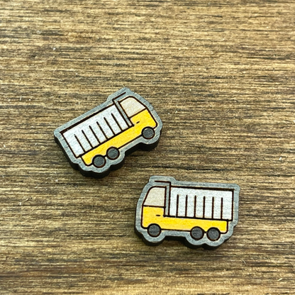 Heavy Equipment Vehicle Stud Earrings