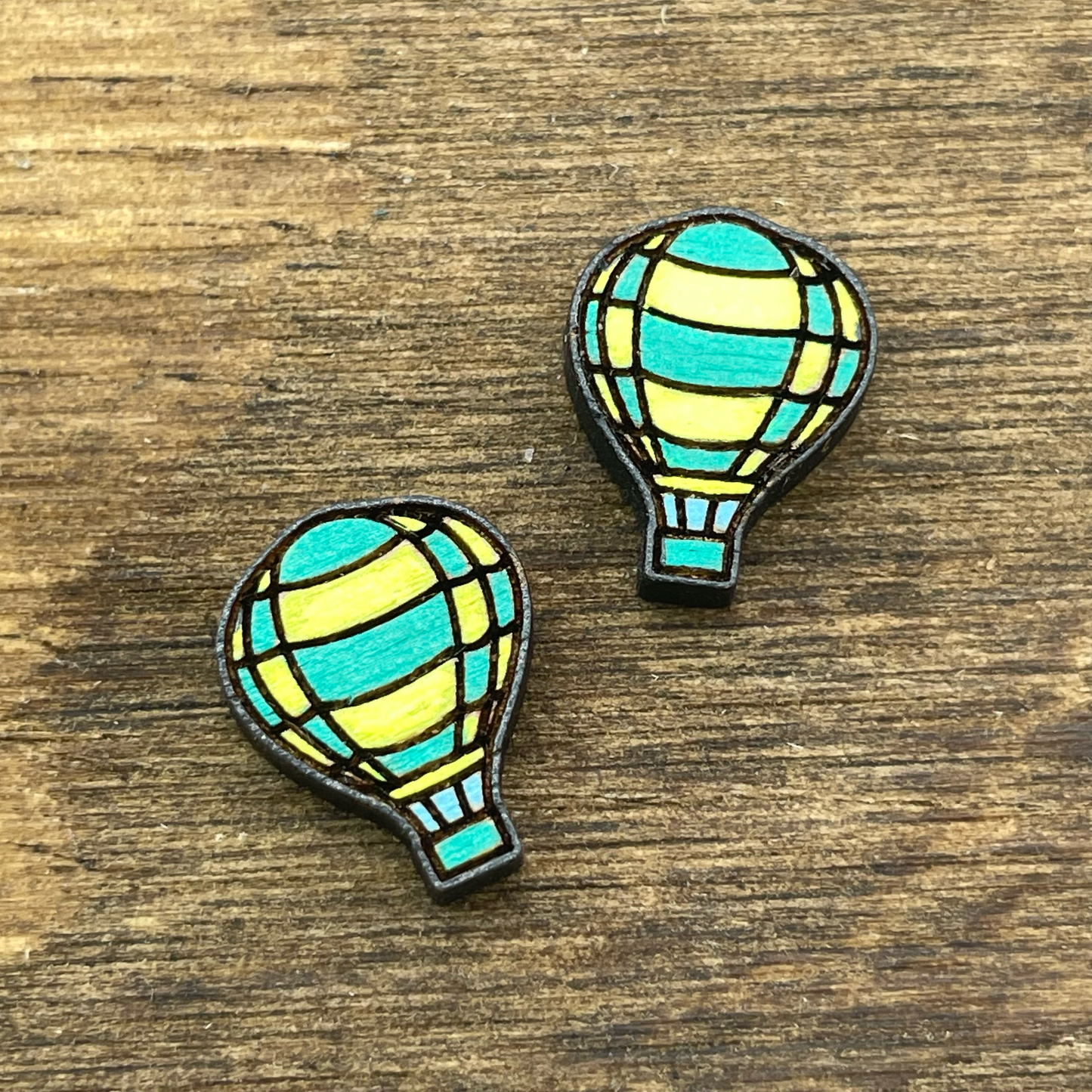 Hot Air Balloon Stud Earrings