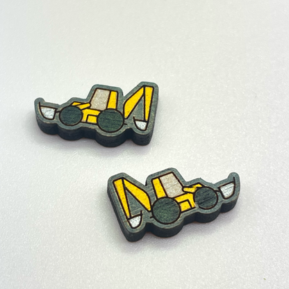 Heavy Equipment Vehicle Stud Earrings