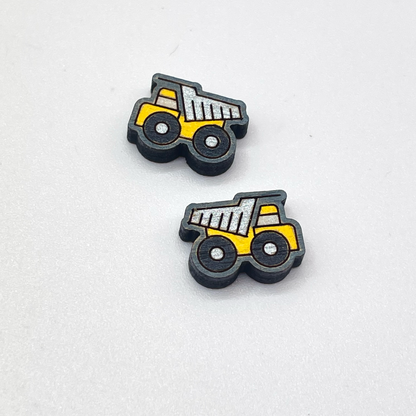 Heavy Equipment Vehicle Stud Earrings