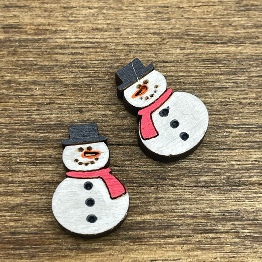 Snowman Stud Earrings