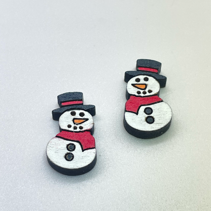 Snowman Stud Earrings