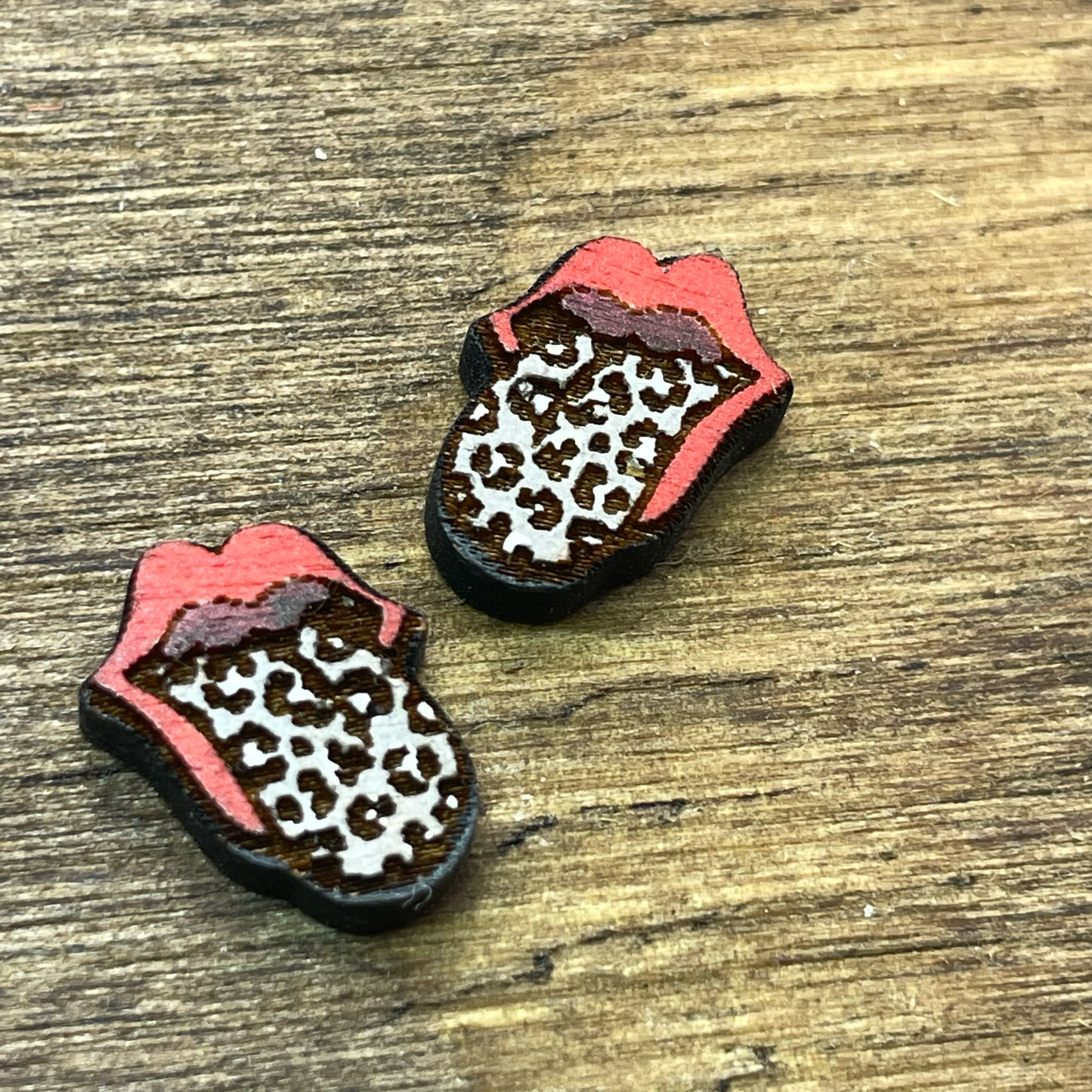 Hot Lips Stud Earrings