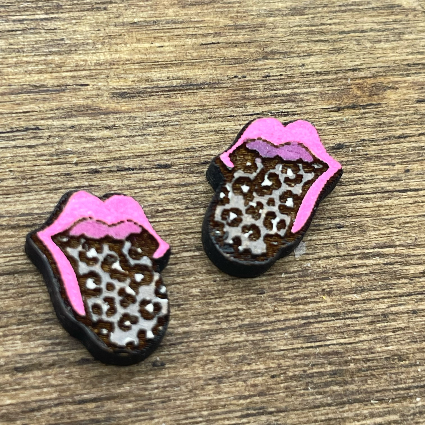 Hot Lips Stud Earrings