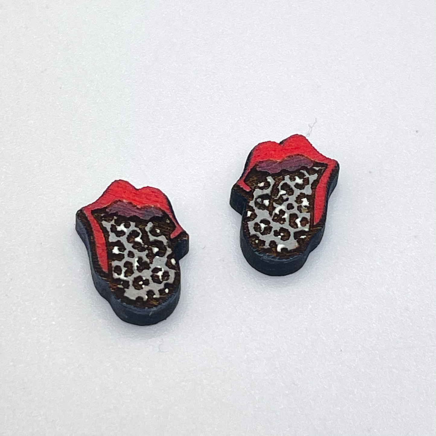 Hot Lips Stud Earrings