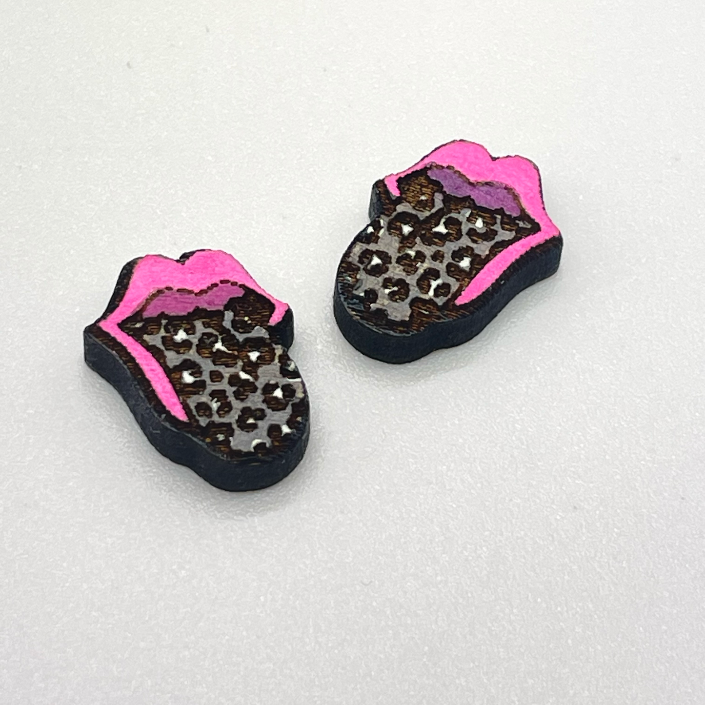 Hot Lips Stud Earrings