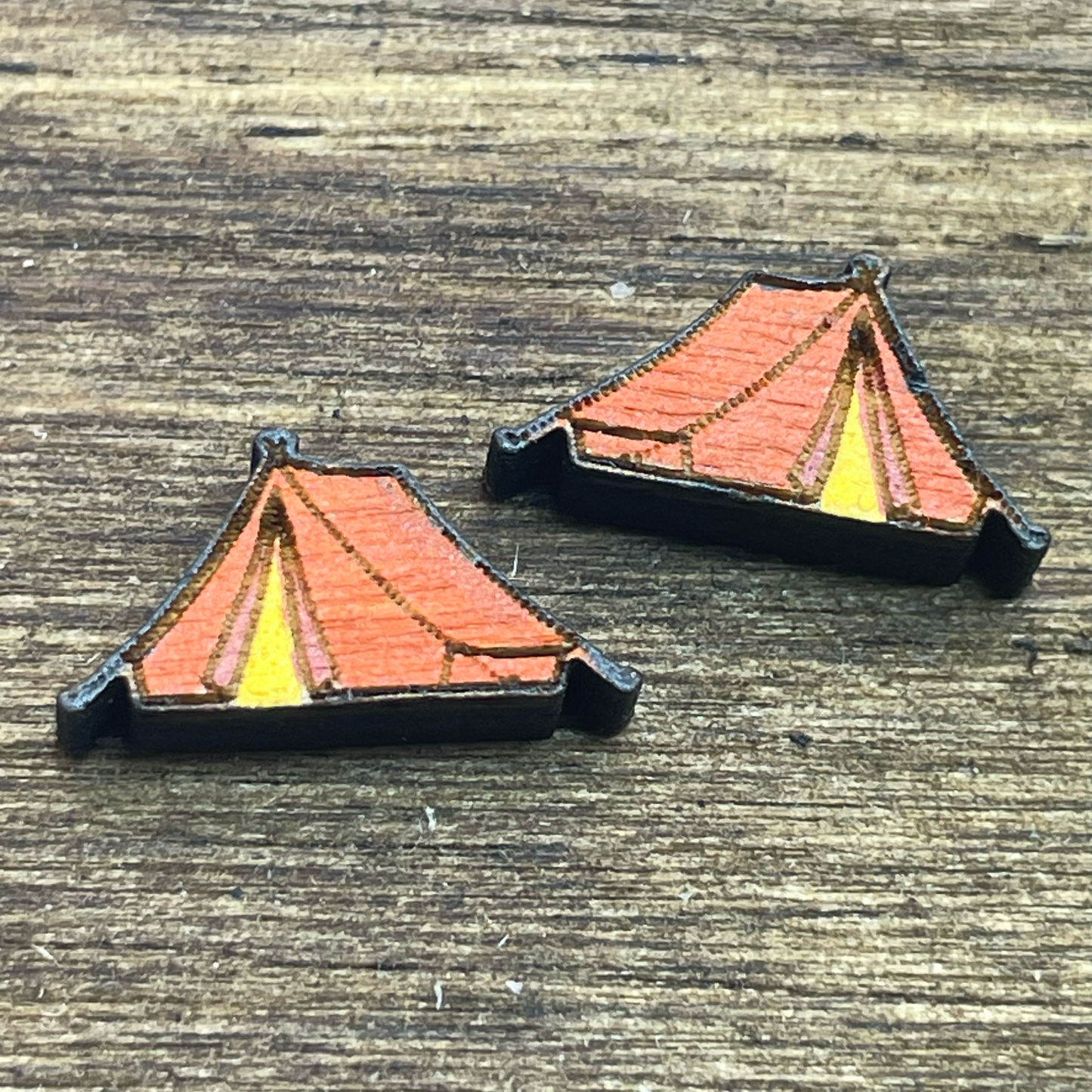 Tent Stud Earrings