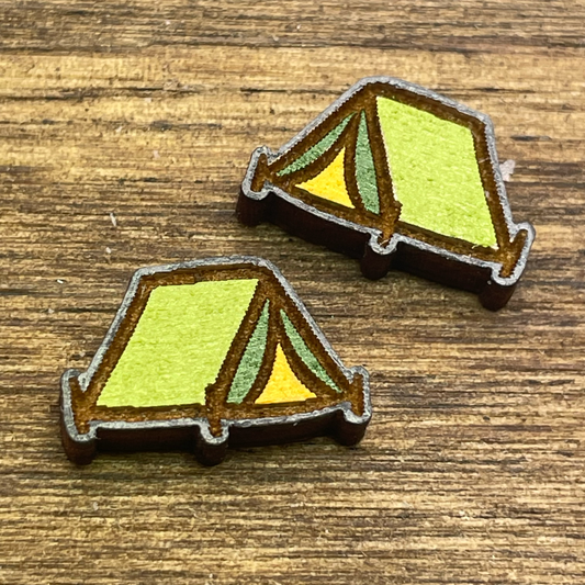 Tent Stud Earrings