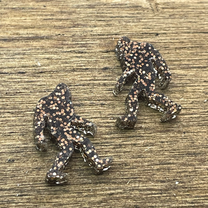 Bigfoot Acrylic Stud Earrings