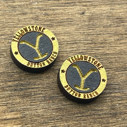 Yellowstone Dutton Ranch Stud Earrings