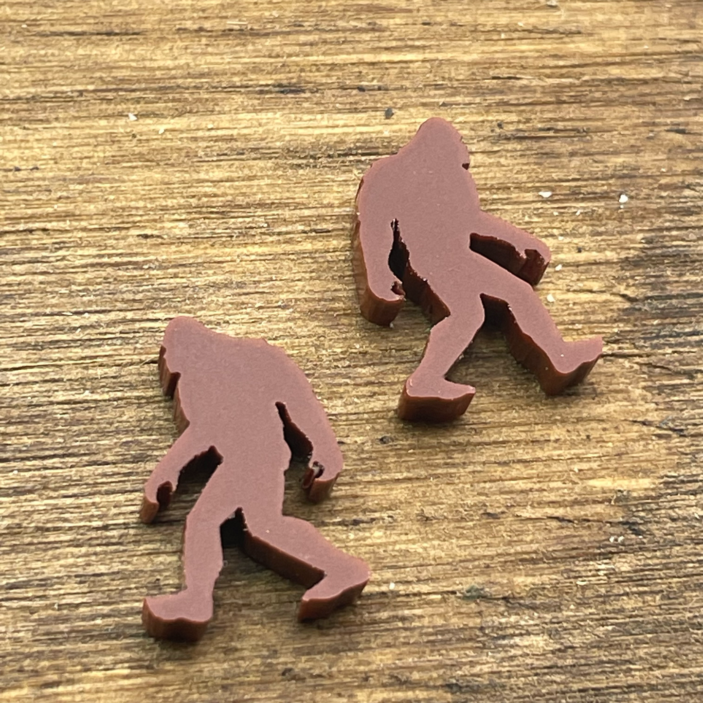 Bigfoot Acrylic Stud Earrings