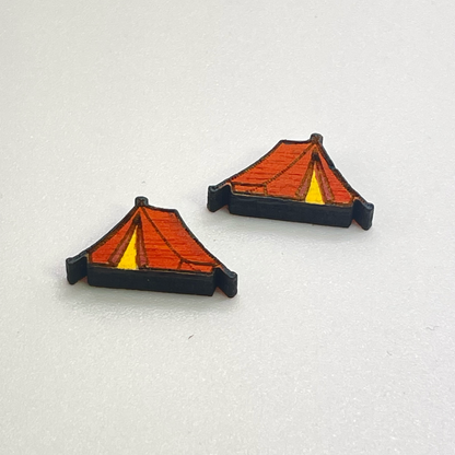 Tent Stud Earrings