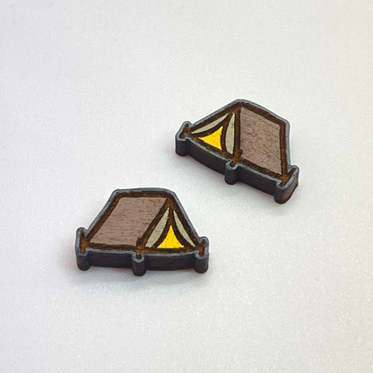 Tent Stud Earrings