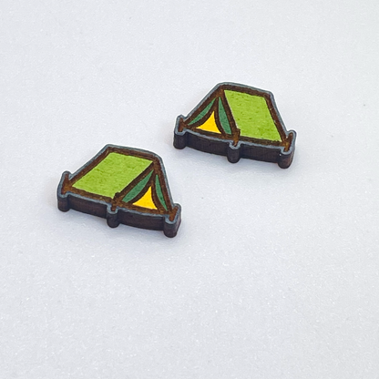 Tent Stud Earrings